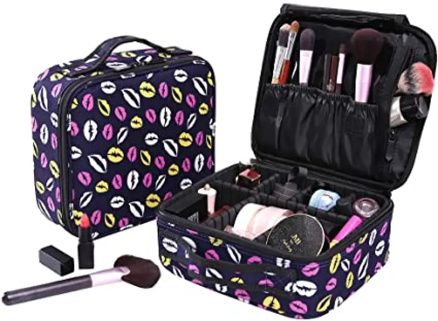 Pochette porta trucco in tessuto