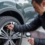 Come gonfiare le gomme auto da soli