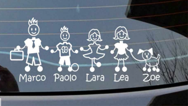 Adesivi Auto Famiglia Personalizzati Come Fare